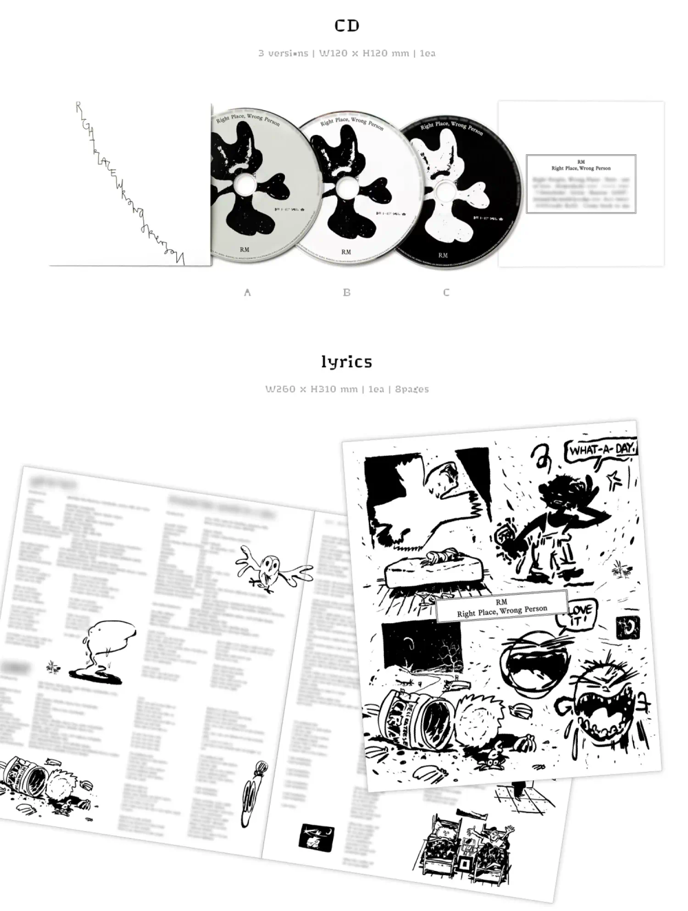 RM - Right Place, Wrong Person [Weverse Albums ver.]