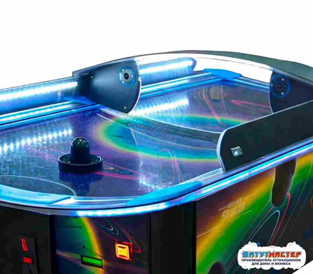 Аэрохоккей напольный большой «Сатурн», 238×130×82 см