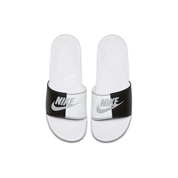 Nike Benassi JDI 'White Black'
