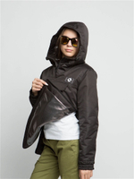 Анорак женский с фольгированной подкладкой Город Горький черный