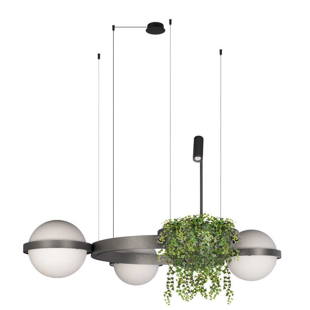 10121/3 Dark grey Подвесной светильник LOFT IT Jardin