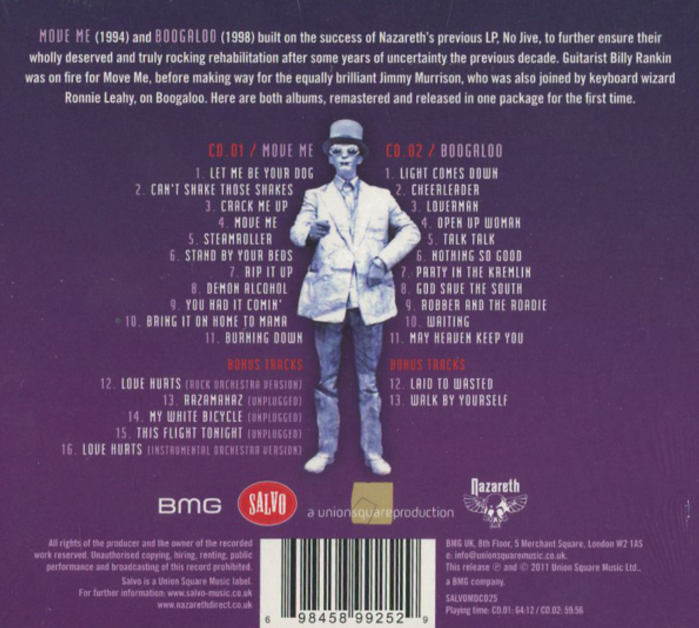 Nazareth / Move Me + Boogaloo (2CD)