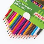 Карандаши цветные ПИФАГОР "ЛЕСНЫЕ ЖИТЕЛИ", 18 цветов, пластиковые, классические заточенные, 181335