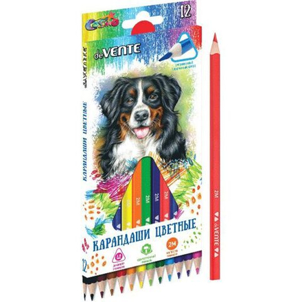 Карандаши цвет. 12цв deVENTE Trio  2М, трехгранные