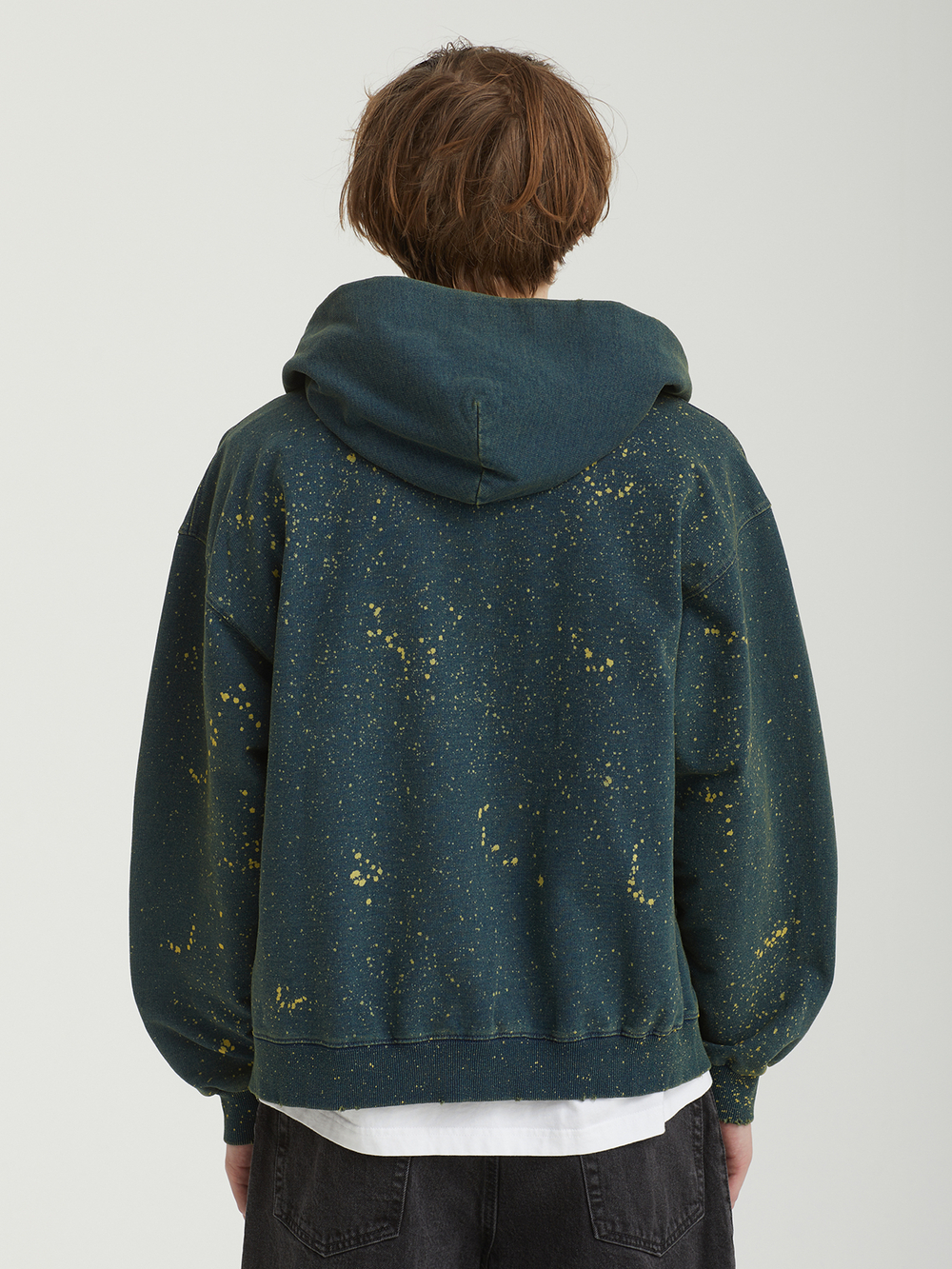 Мужская Толстовка Indigo Dyed