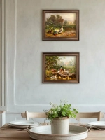 Картина интерьерная на холсте в раме 29*35 см