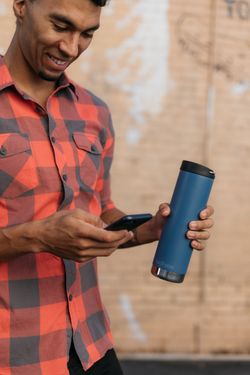 Термокружка Klean Kanteen TKWide Cafe Cap 20oz (592 мл) Real Teal