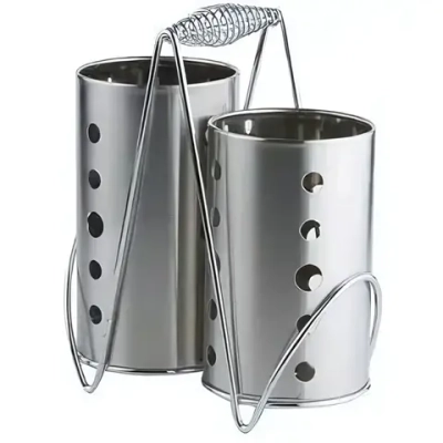 Подставка для столовых приборов 3 предмета (10*15,5см+10*17,5см+держатель)