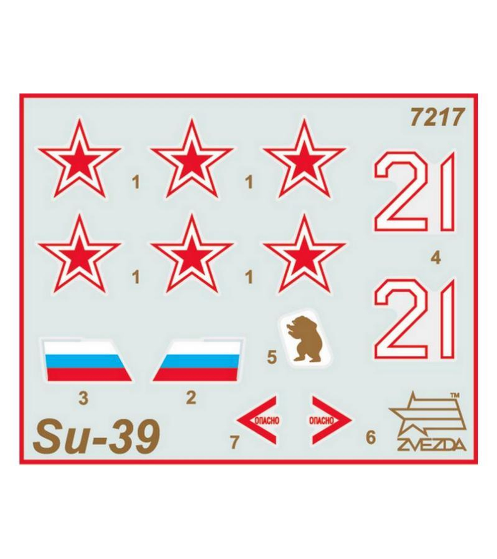 Сборная модель ZVEZDA Российский истребитель танков Су-39, 1/72