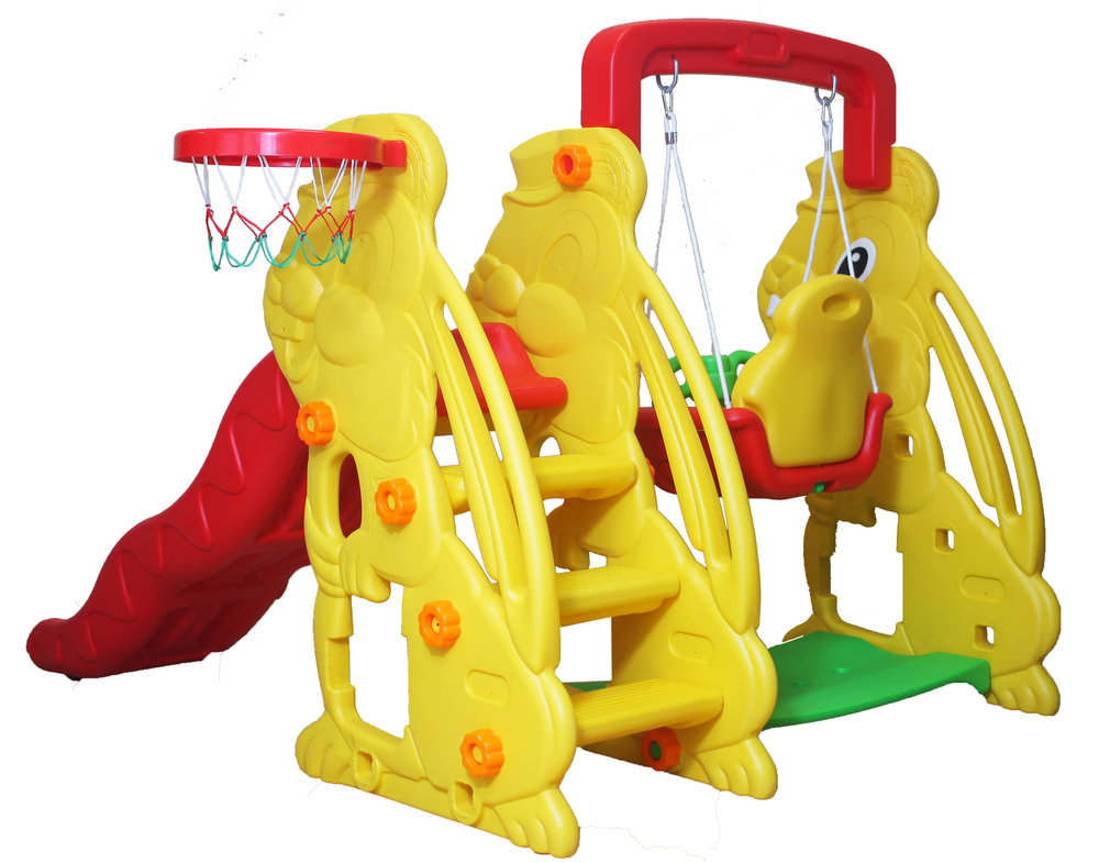 Детский комплекс Капризун Кролик с волнистой горкой