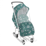 Коляска комбинированная "Наши детки 3-1К" (НДТ3-1К/ВЗ вязанный зеленый)