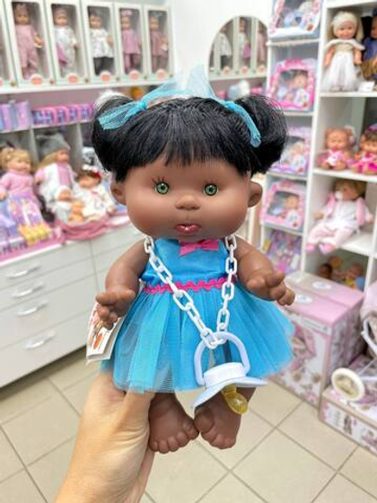 Ванильный пупс-мулатка обижулька Nines d'Onil, 26 см