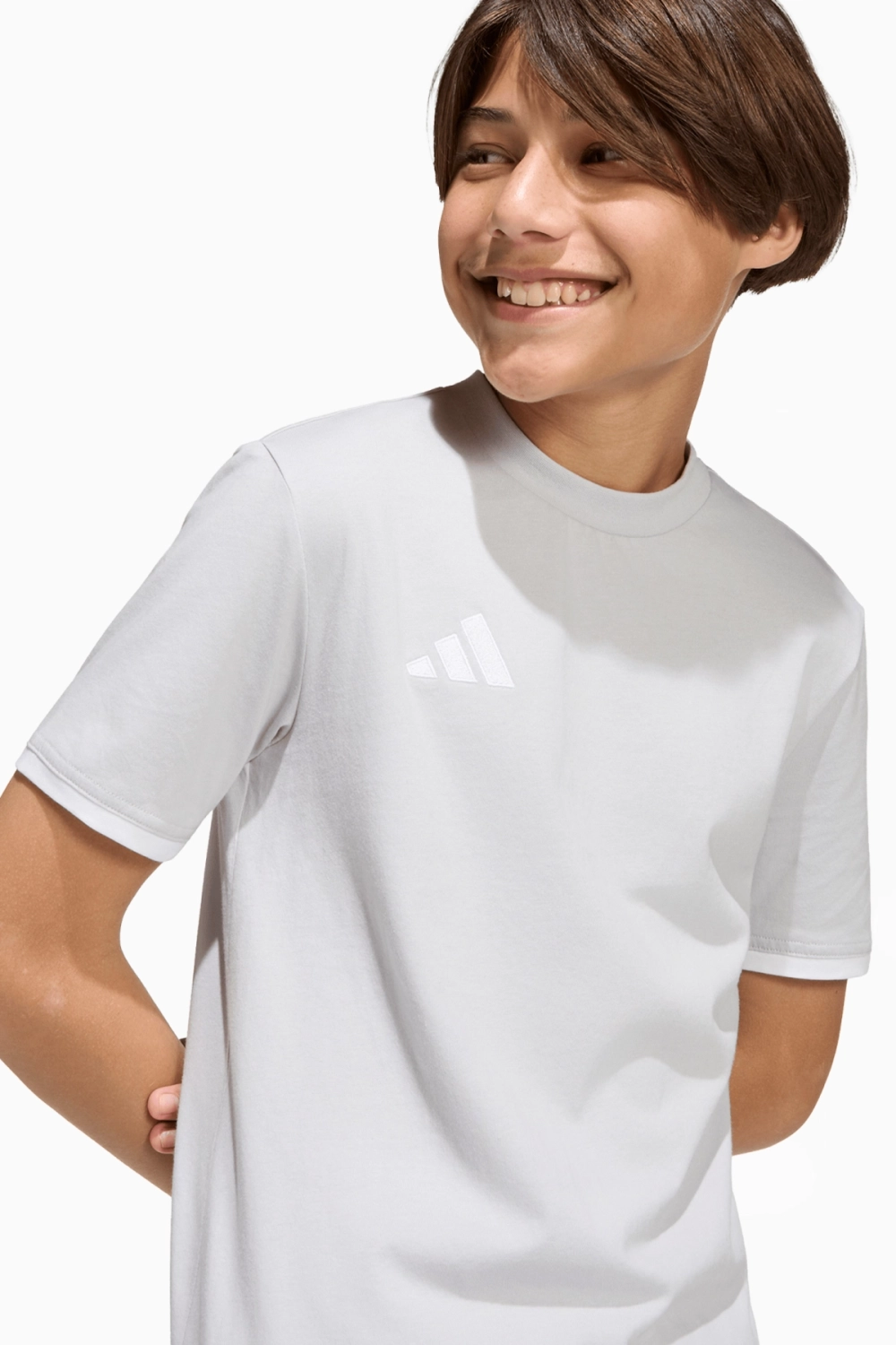 Футболка adidas Entrada 26 Tee Junior - серый