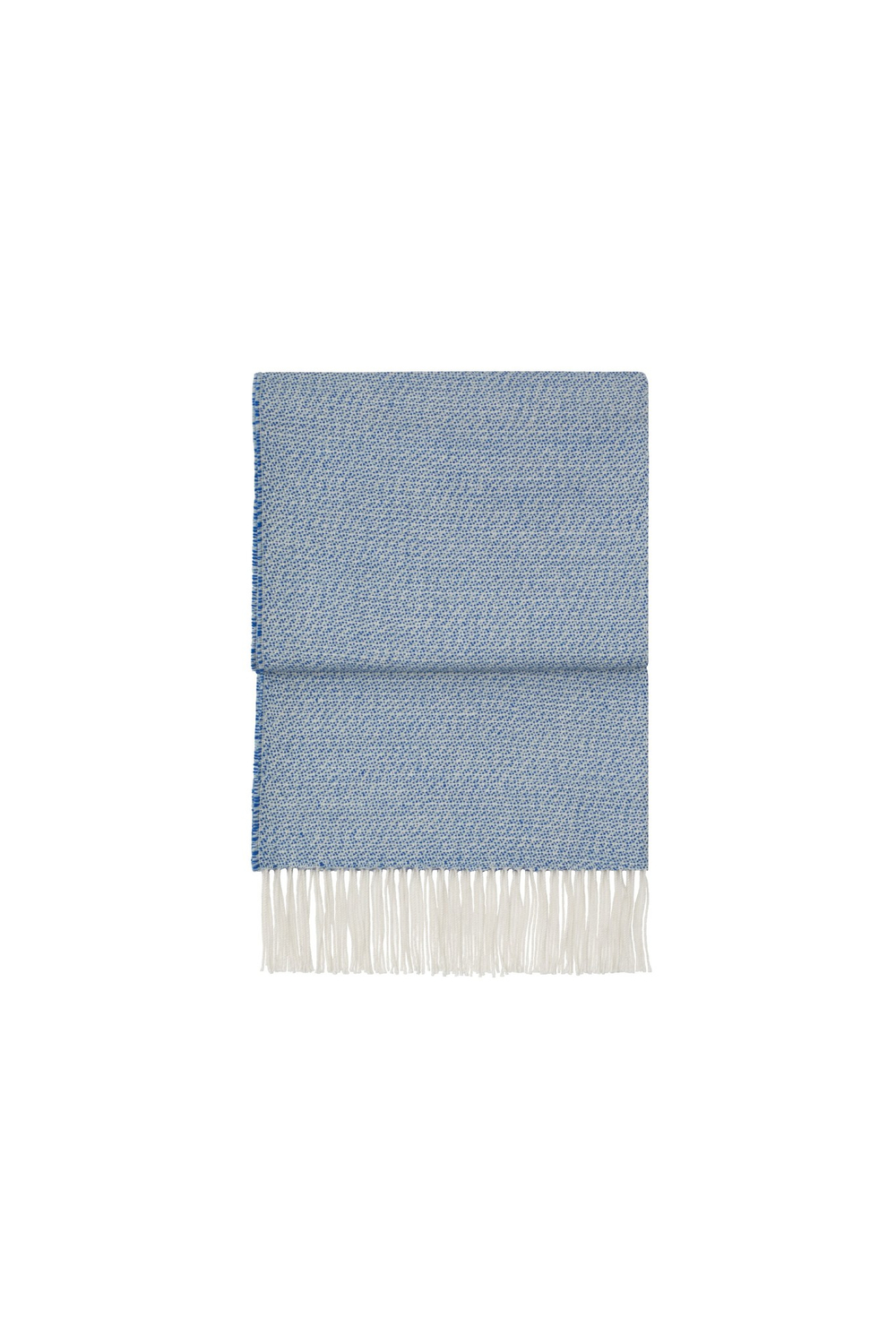 Плед 130х200 Elvang Breeze Pacific-Lagoon-White