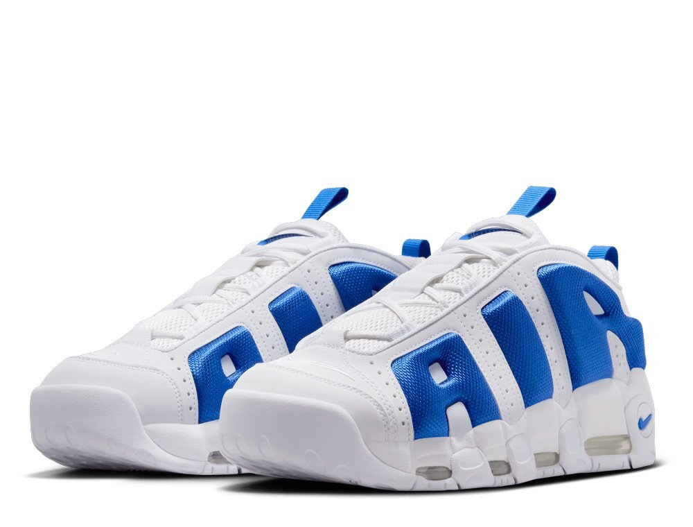 Баскетбольные кроссовки Nike Air More Uptempo Low "White Hyper Royal"