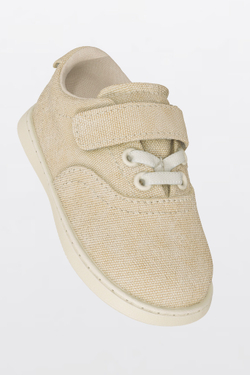 ZARA ХЛОПКОВЫЕ КЕДЫ, БЕЖЕВЫЙ