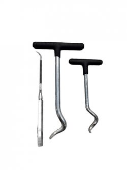 Набор крючков для демонтажа уплотнительных колец и сальников, 3 предмета, арт. № HZ 25.1.120S, horex