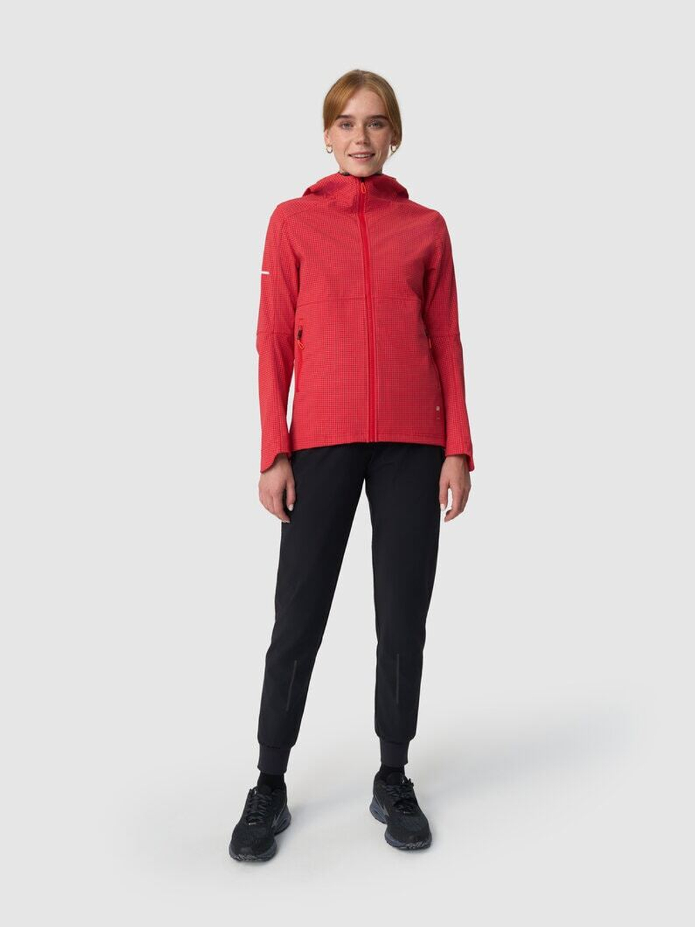 Зимняя беговая куртка GRI Маяк 3.0 женская красная