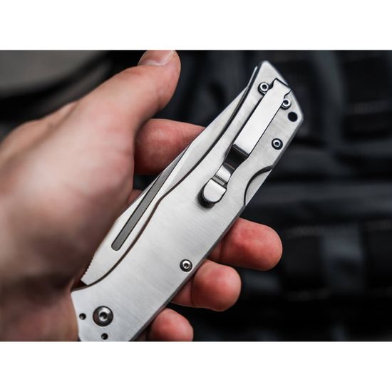 Нож Boker 01BP0021 MEK клинок из стали Nitro-V, рукоять Stainless Steel