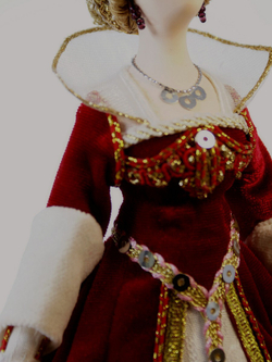 Кукла коллекционная Луиза Лотарингская, жена Генриха III