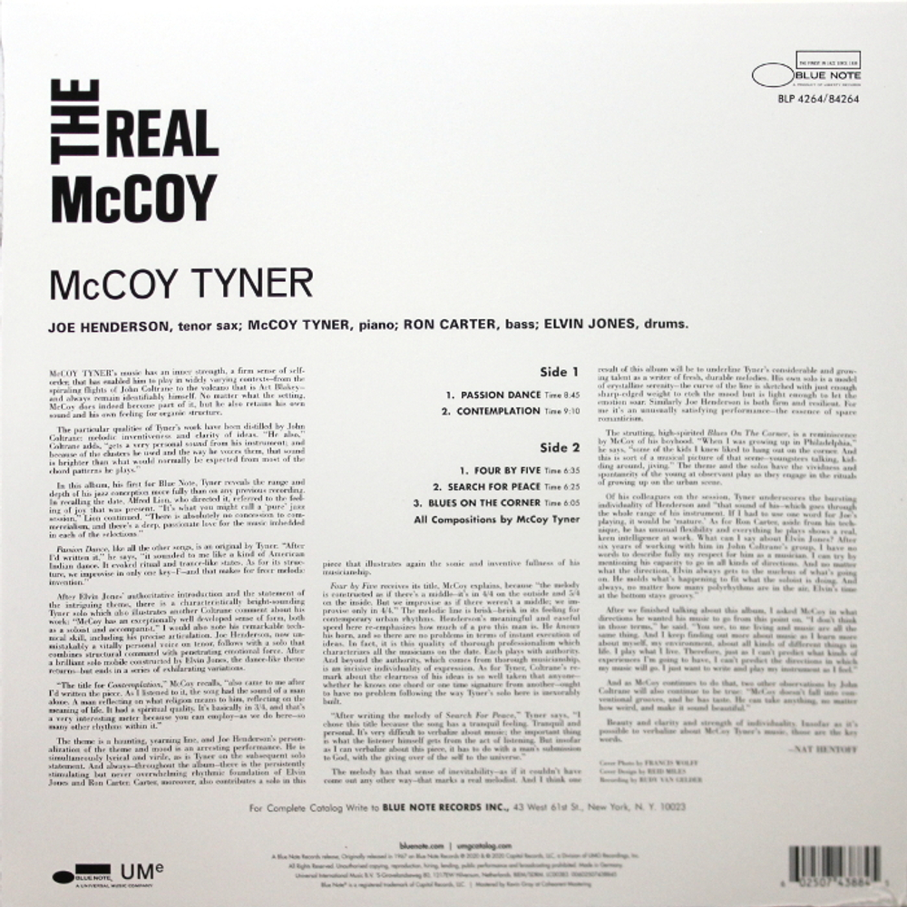 McCoy Tyner / The Real McCoy (LP)