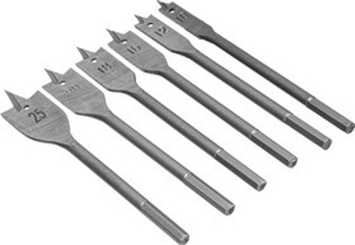 Набор сверл перовых по дереву 6шт Спарта