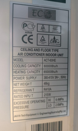 Сплит система Jax ACT–60HE(in)/acx-60he