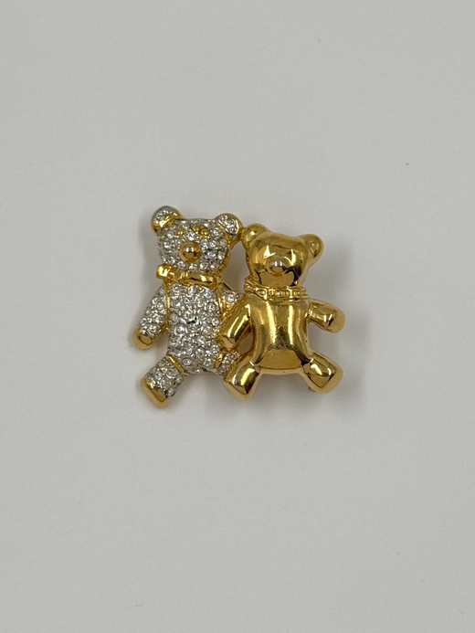 Брошь Медвежата
