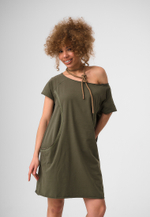 Платье Ребекка Хаки