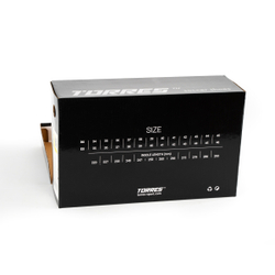 Бутсы футбольные (многошиповки) подростковые TORRES NEO-J, TS234239-146-35, р.35, с носком, чёрно-оранжевый