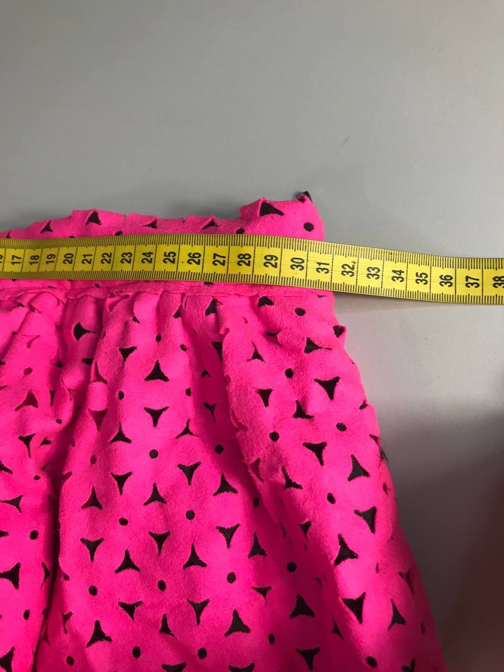 Юбка яркого цвета из шерсти, визуально 44 размер, новая