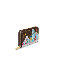 Кошелек женский Louis Vuitton Zippy коричневый