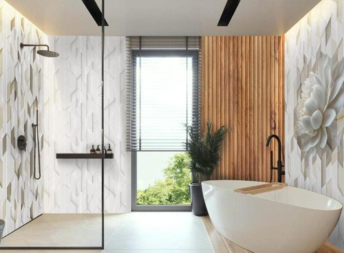 Панель ПВХ фотопечать 3D Panda Фиеста 2700х250 мм