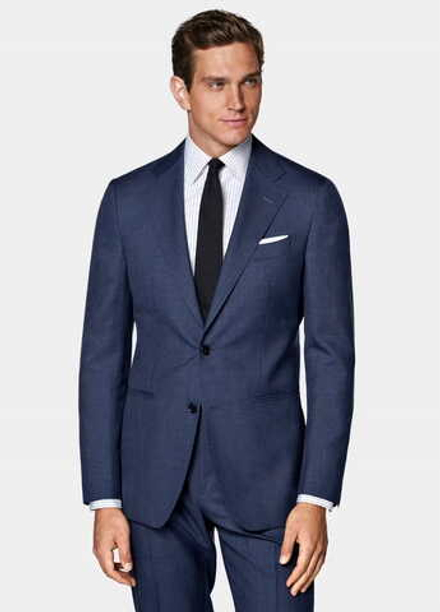 Мужской классический костюм (синий) Б57