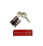 Полуцилиндр  PRATIC 40 (30х10), 3 ключа, никель