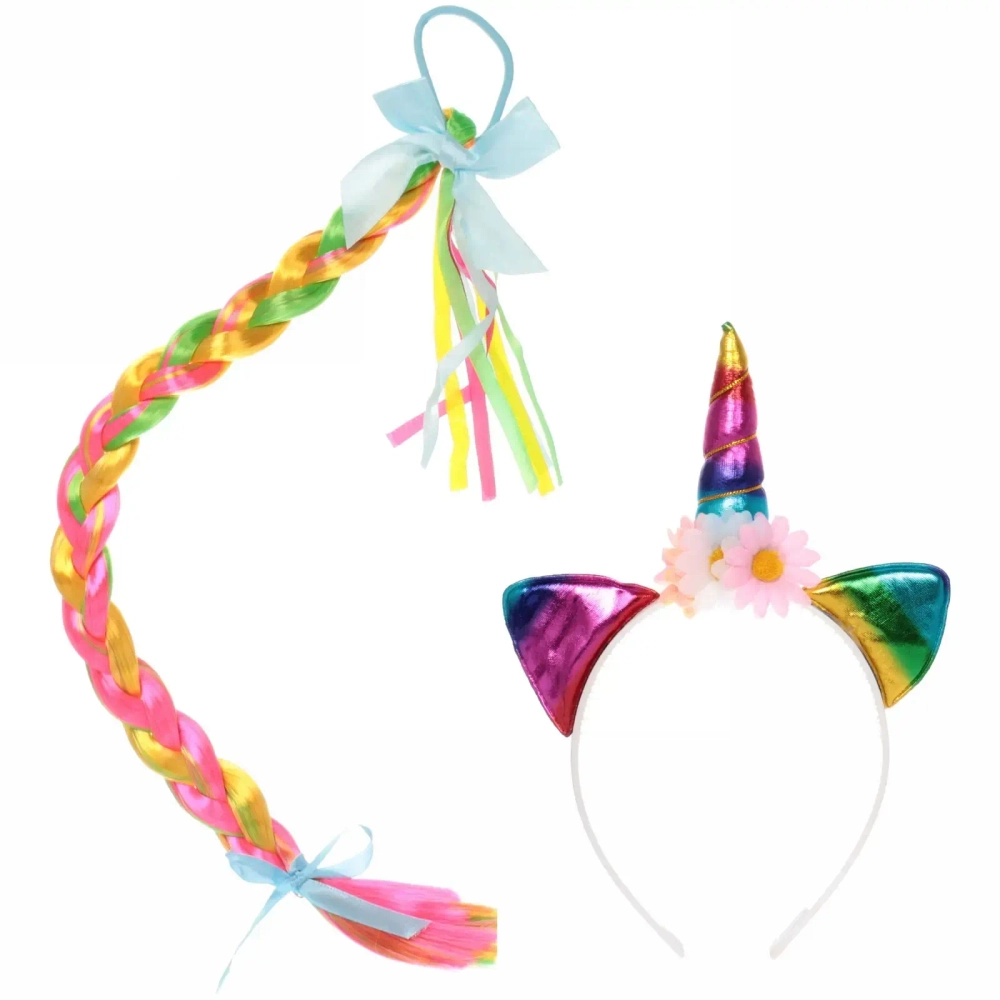 Набор ободок карнавальный «Веселье» (ободок и коса)