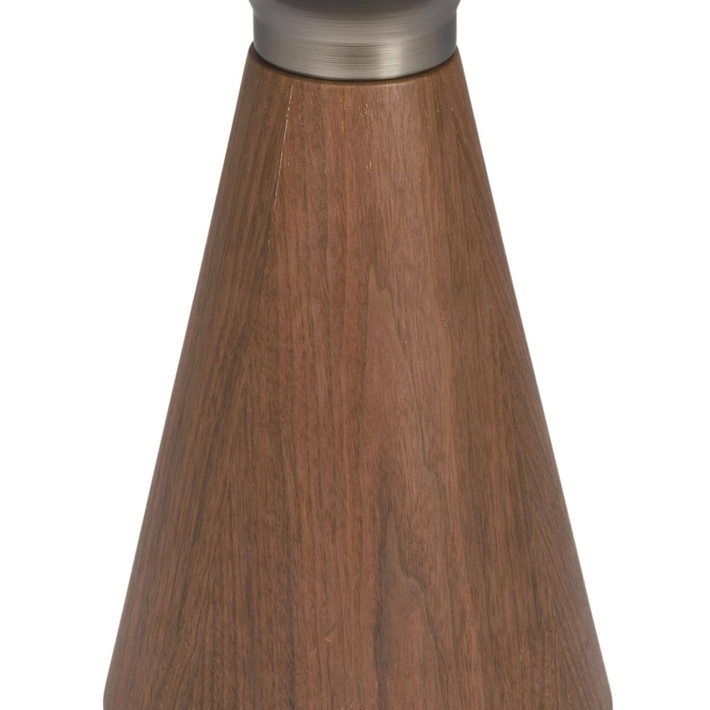Кофейный столик Vaso Wood диаметр 50 коричневый. черный