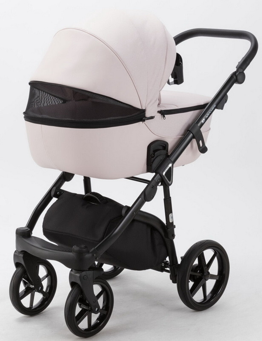 Детская коляска Adamex Bibione 2 в 1 BI-PS26 (СВ.РОЗОВ+СВ.РОЗОВ.КОЖА)