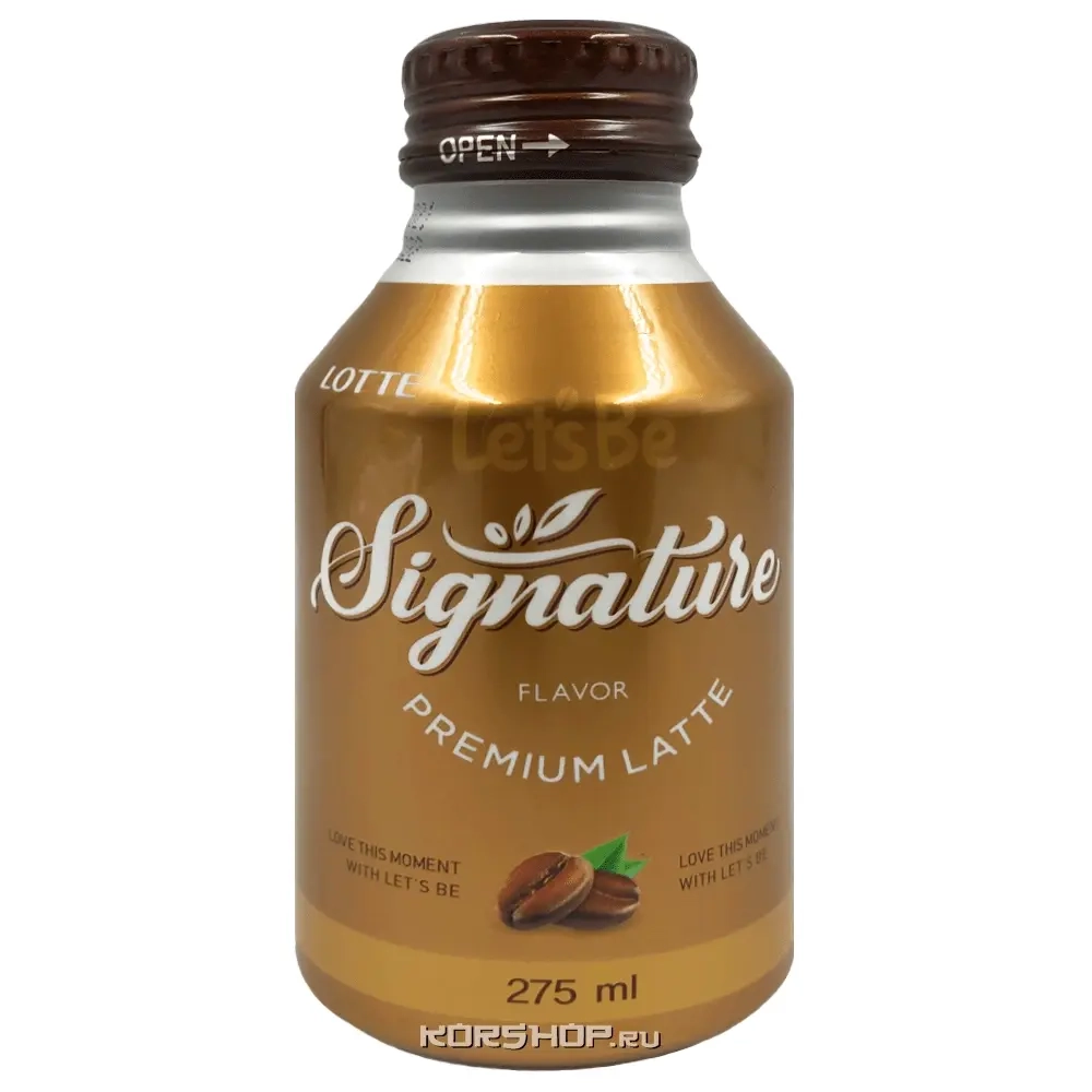 Напиток кофейный Let's be Signature Premium Latte, 275 мл
