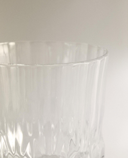 Zara Home стакан из стекла, цвет прозрачный, 10.5 см