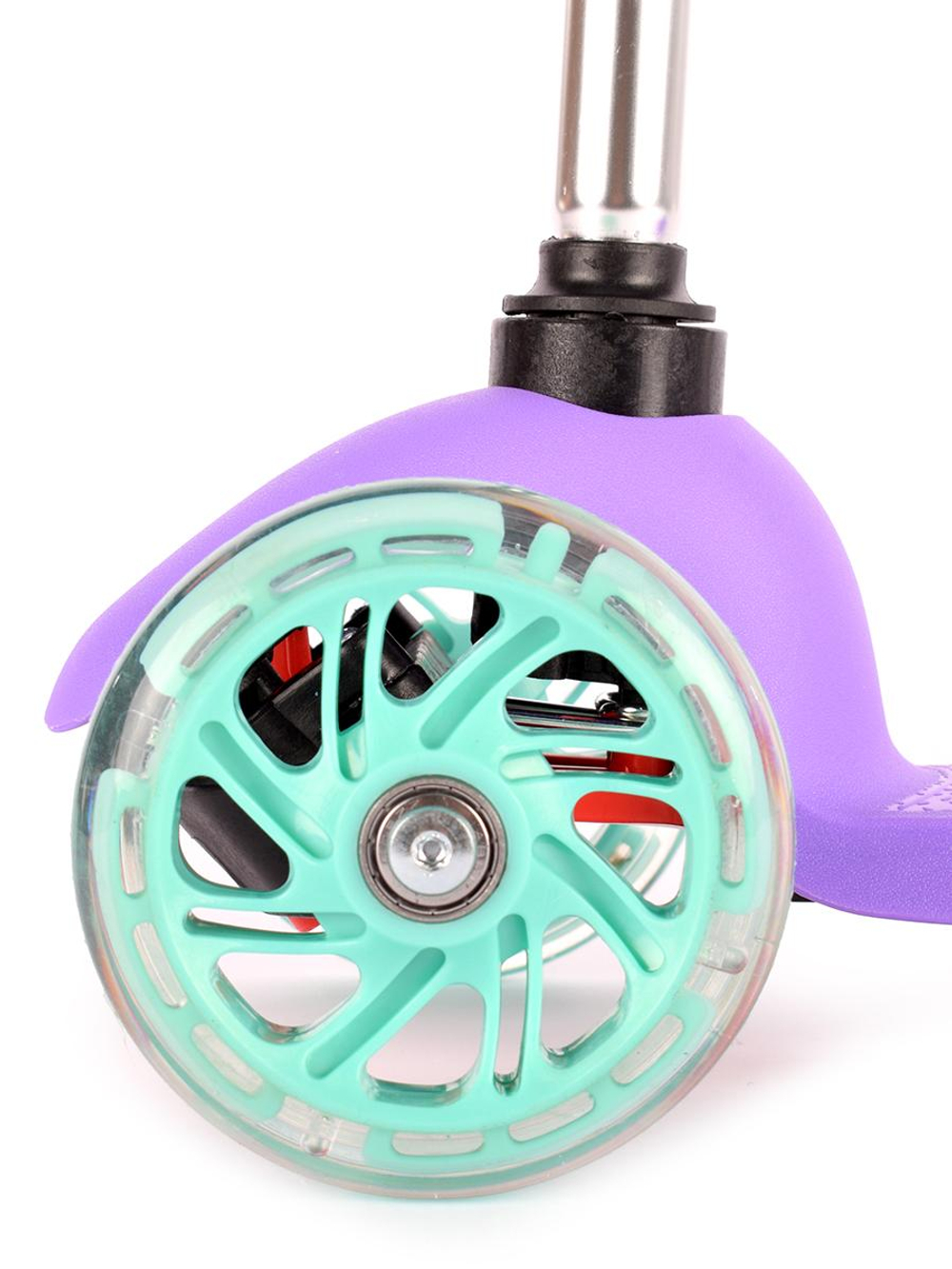 Самокат 3х кол.55см,макс.высота ручки62см,колесаPUсвет,макс.вес45кг