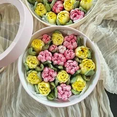 Зефир подарочный «Тюльпаны» / 21 см