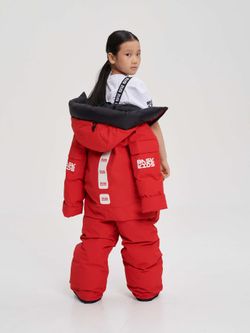 Комбинезон детский пуховый BASK kids YETI красный