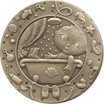 1 рубль 2009 "Знак зодиака - Водолей" Белоруссия