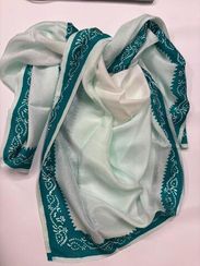 Əli və Nino Kəlağayı yaşıl haşiyə 150x150 sm