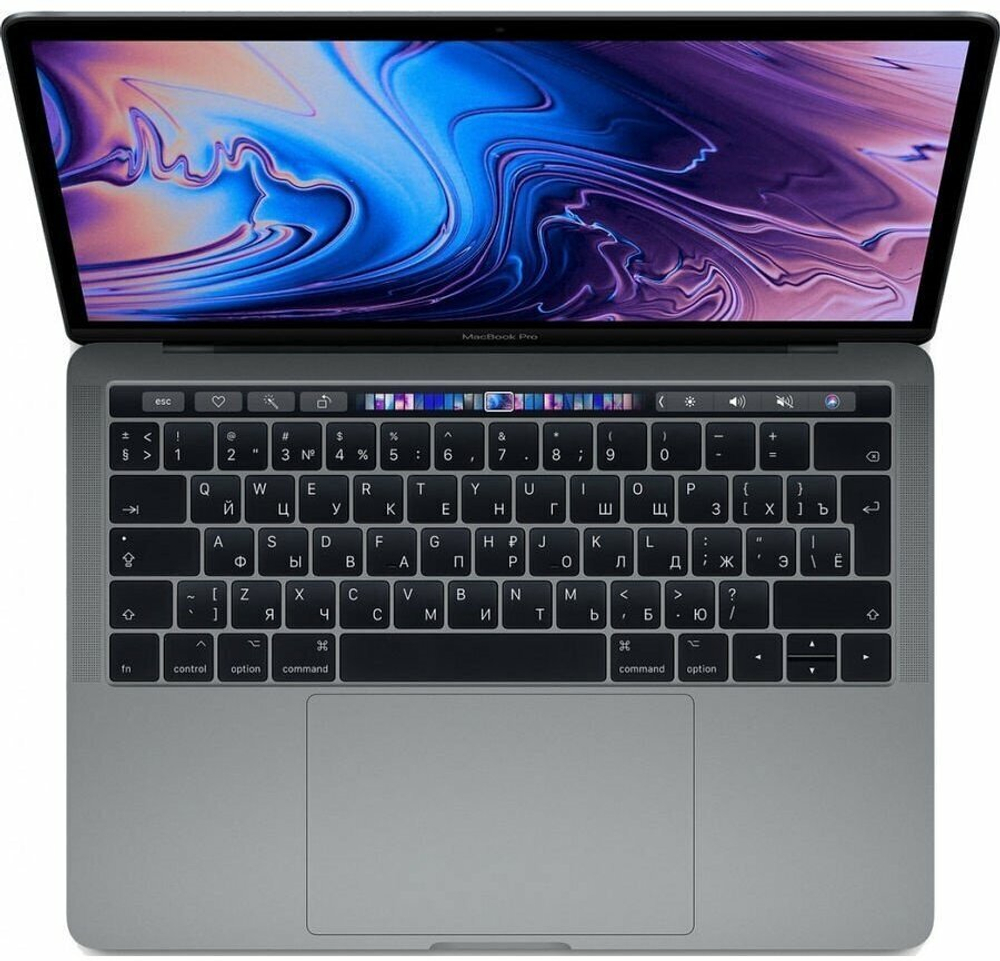 Ноутбук Apple MacBook Pro 13.3" A2251 (MWP42RU/A) /Intel Core i5 1038NG7 2.0ГГц/RAM 16GB/SSD 512GB/Intel Iris Plus graphics/2560*1600/Sonoma/Mac Os/Подсветка кл-ры: Да/серый. Состояние: C1