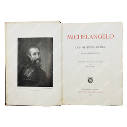[Микеланджело. Работы мастера: в 166 иллюстрациях] Knapp F. Michelangelo Des Meisters Werke, 1906.