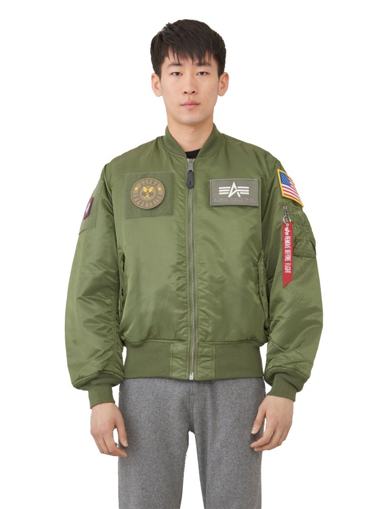 Бомбер Alpha Industries MA-1 Flex Sage Green (Зеленый)