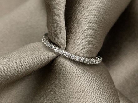 Фаланговое кольцо Дорожка со стразами