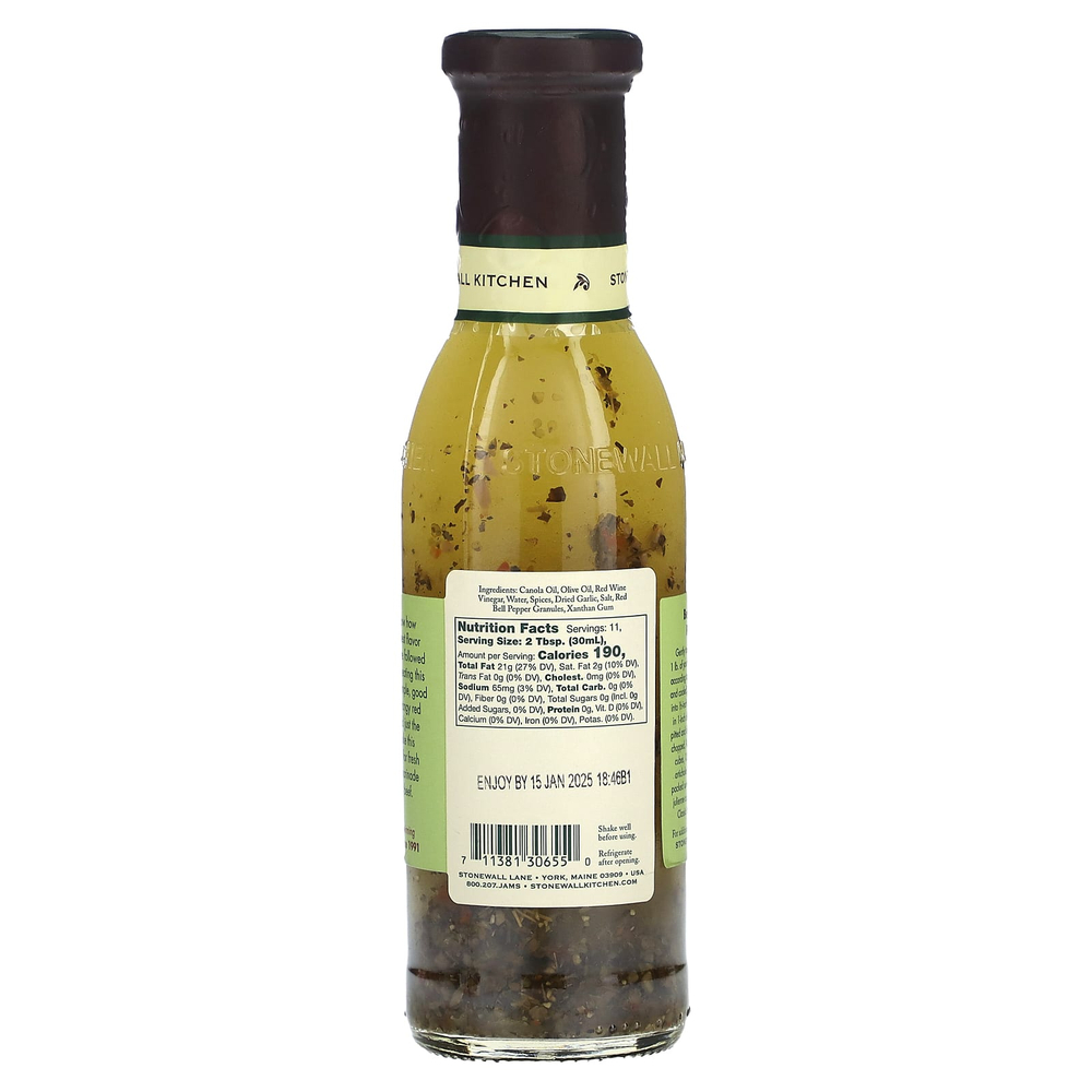 Stonewall Kitchen, Classic Italian Dressing, 11 fl oz (330 ml)